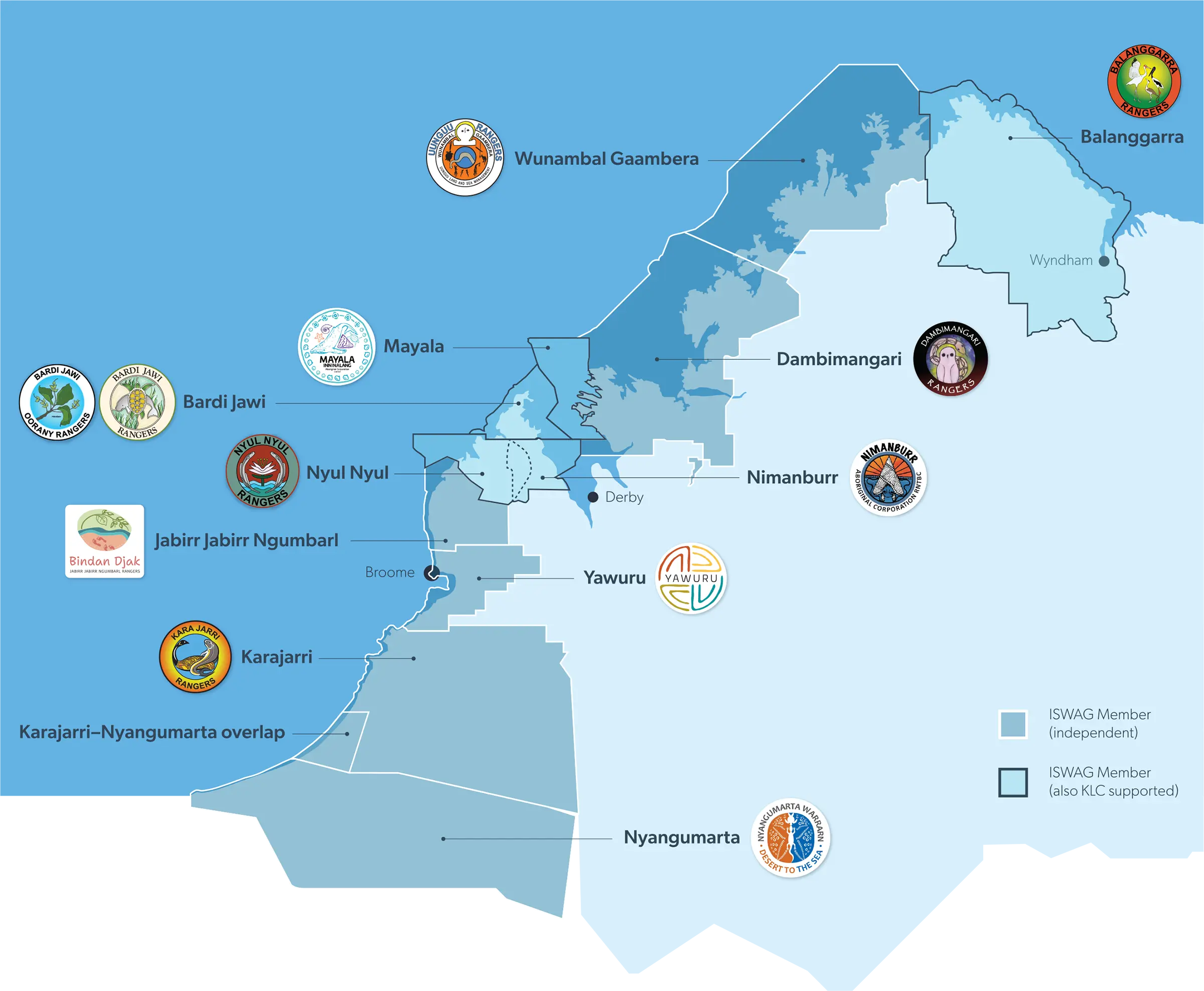 Kimberley Sea Country & Member Boundaries Kimberley Sea Country & Member Boundaries